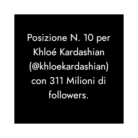 capelli influencer 2023 Khloé Kardashian
