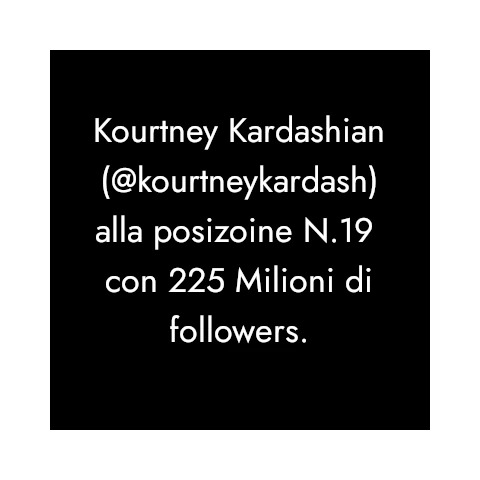 capelli influencer 2023 Kourtney Kardashian
