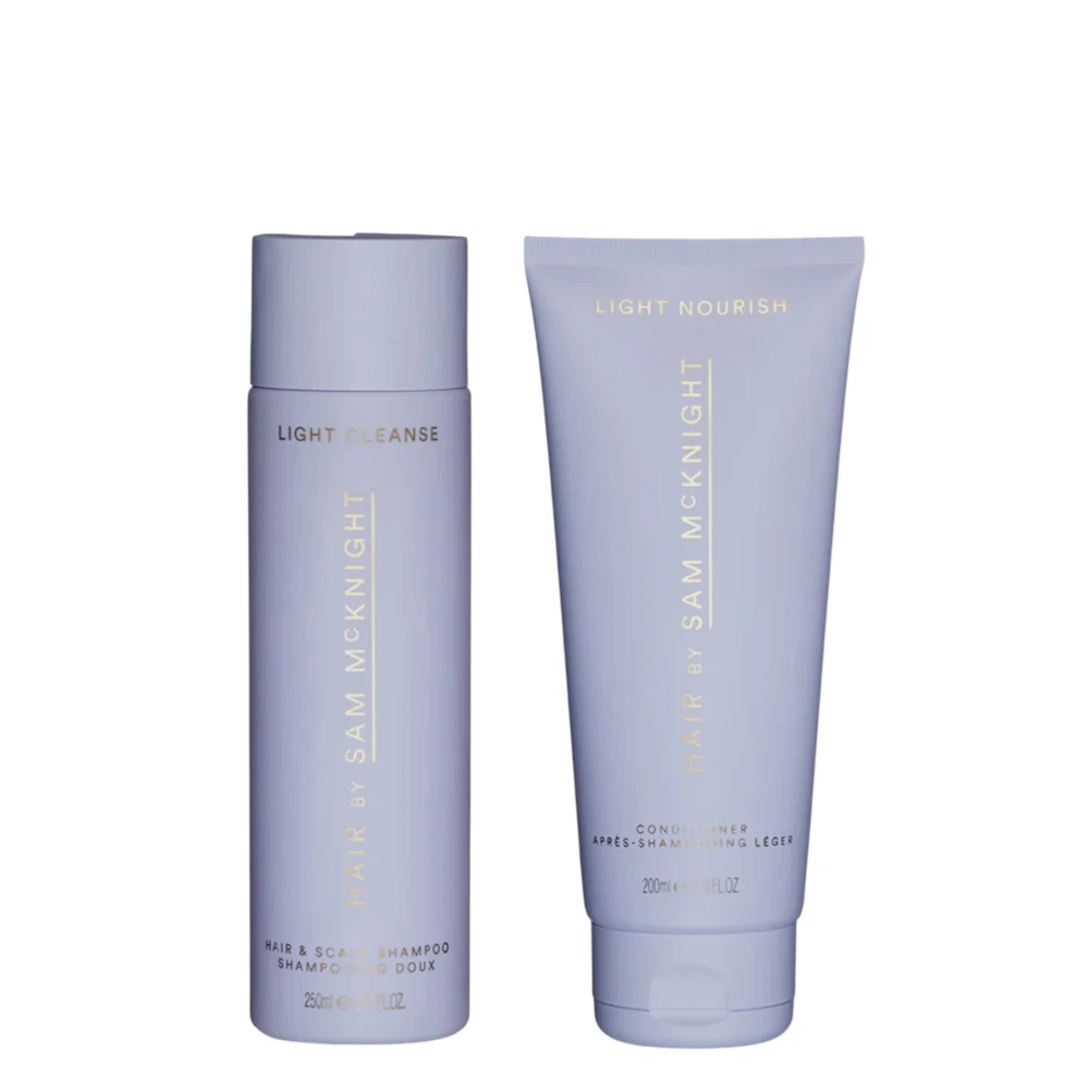 SAM McKNIGHT Light Cleanse Shampoo & Nourish Conditioner